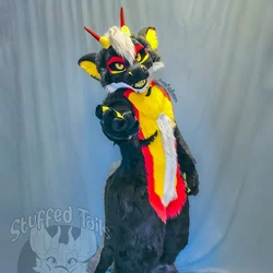 Ash - photo 5 - Handcrafted Custom Fursuit by StuffedTails
