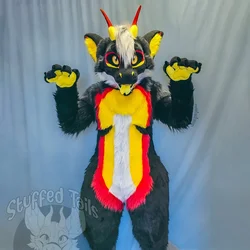 Ash - photo 2 - Handcrafted Custom Fursuit by StuffedTails