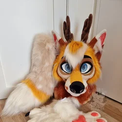 August - photo 4 - Handcrafted Custom Fursuit by StuffedTails