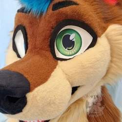 Axl - photo 4 - Handcrafted Custom Fursuit by StuffedTails