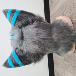 Grey wolf - photo 10 - Handcrafted Custom Fursuit by StuffedTails