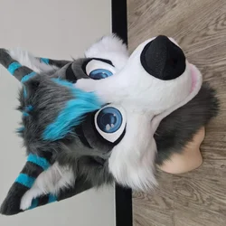 Grey wolf - photo 8 - Handcrafted Custom Fursuit by StuffedTails