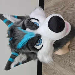 Grey wolf - photo 17 - Handcrafted Custom Fursuit by StuffedTails