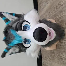 Grey wolf - photo 1 - Handcrafted Custom Fursuit by StuffedTails