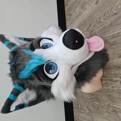 Grey wolf - photo 14 - Handcrafted Custom Fursuit by StuffedTails