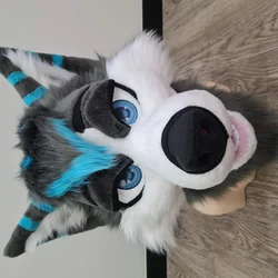 Grey wolf - photo 16 - Handcrafted Custom Fursuit by StuffedTails