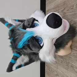 Grey wolf - photo 19 - Handcrafted Custom Fursuit by StuffedTails