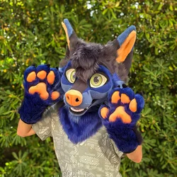 Drew - photo 2 - Handcrafted Custom Fursuit by StuffedTails