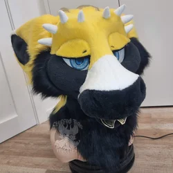 Hazard - photo 7 - Handcrafted Custom Fursuit by StuffedTails