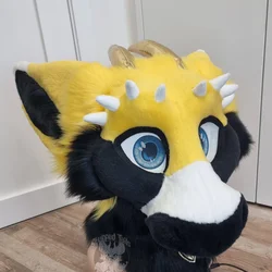 Hazard - photo 2 - Handcrafted Custom Fursuit by StuffedTails