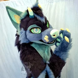 Jax - photo 2 - Handcrafted Custom Fursuit by StuffedTails
