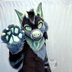 Jax - photo 3 - Handcrafted Custom Fursuit by StuffedTails
