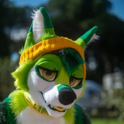 Lime - photo 9 - Handcrafted Custom Fursuit by StuffedTails