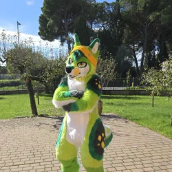 Lime - photo 1 - Handcrafted Custom Fursuit by StuffedTails