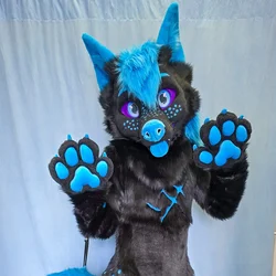 Shado - photo 2 - Handcrafted Custom Fursuit by StuffedTails