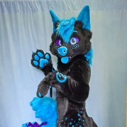 Shado - photo 5 - Handcrafted Custom Fursuit by StuffedTails