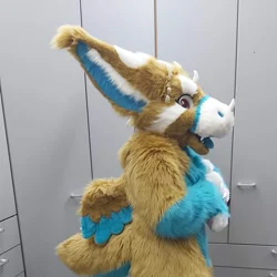 Sushi V1 - photo 6 - Handcrafted Custom Fursuit by StuffedTails