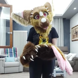Waffles - photo 7 - Handcrafted Custom Fursuit by StuffedTails