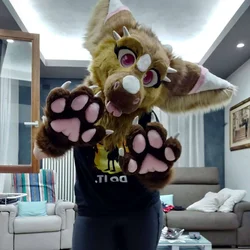 Waffles - photo 8 - Handcrafted Custom Fursuit by StuffedTails