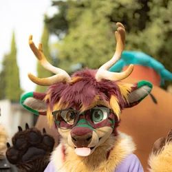 Yame - photo 3 - Handcrafted Custom Fursuit by StuffedTails